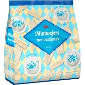 Miniwafers med vanilj 250g ICA