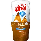 Chokladsås Hard Topping Mjölkchocklad 300g Ohoj