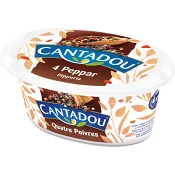 Färskost 4 Peppar 140g Cantadou