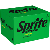 Kolsyrad läskedryck 6p Lemon-Lime 198 cl Sprite Zero