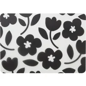 Tablett plast Fiori 30x43cm ICA