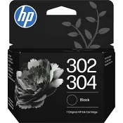 Bläck No 302/304 svart HP ink