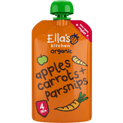 Morötter äpplen & palsternackor Från 4m Ekologisk 120g Ellas Kitchen
