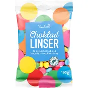 Chokladpåse Chokladlinser 150g Treatville