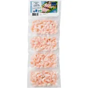 Skalade Räkor Fryst 4-p 400g Royal Green