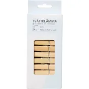 Tvättklämma i bambu 24p ICA
