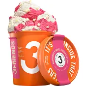 Glass Rasberry & white chocolate chip 450ml Tre Vänners Glass