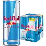 Energidryck Sockerfri 4-p 25cl Red Bull