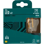 LED Miniglob E27 470lm(40W) 2p ICA