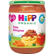 Pasta bolognese Från 6m Ekologisk 190g Hipp