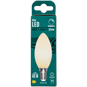 LED Kron E14 470lm(40W) Matt Dimbar ICA