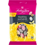Påsk Dragé Mandelägg med lakrits 215g Anthon Berg