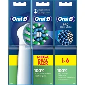 Tandborstrefill Cross Action 6p Oral-B