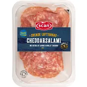 Cheddarsalami 75g Scan