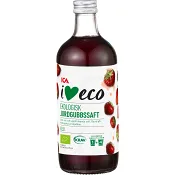 Jordgubbssaft 50cl KRAV ICA I love eco