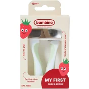 Bestick Äta själv Blandade färger 6m+ Bambino