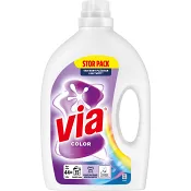 Tvättmedel Flytande Color Miljömärkt 1760ml Via