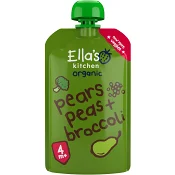 Broccoli päron & ärter Från 4m Ekologisk 120g Ellas Kitchen