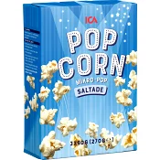 Popcorn Mikropopcorn Saltade 3-p 270g ICA
