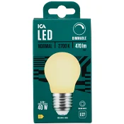 LED Normal E27 470lm(40W) Matt Dimbar ICA