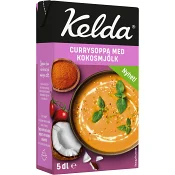 Soppa Currysoppa med Kokosmjölk 500ml Kelda