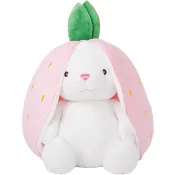 Mjukis Jordgubbskanin 60cm Teddykompaniet