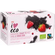 Te Röda bär svart te 20-p ICA I love eco