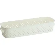 Förvaringskorg Essence Slim Vit SmartStore