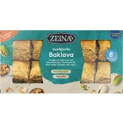 Baklava Pistage Valnöt 8-p 140g Zeinas