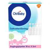Engångspipetter med saltvattenlösning 18-p OtriBaby
