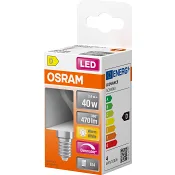 LED Klot E14 (470lm)40W Dimbar Osram