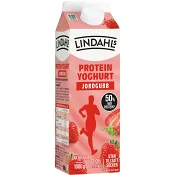 Proteinyoghurt Jordgubb Laktosfri 2% 1000g  Lindahls