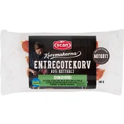 Entrecotekorv Chimichurri 80% Kötthalt 180g Korvmakarna Scan