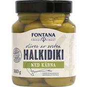 Oliver Gröna med kärnor 380g Fontana