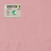 Servett 50p 40cm dusty pink ICA