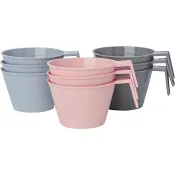 Mått 1 DL blandade färger 3-p ICA