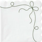 Servett 31cm Rosetten grön 20-p ICA