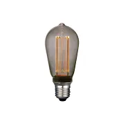 LED Dekorationsbelysning ST64 E27 100lm 3-stegs ICA