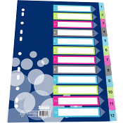 Plastregister 1-12 A4 Sense