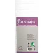Köplista 2-p linjerad ICA Home