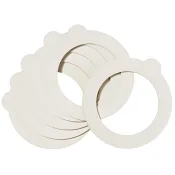 Gummiring Konserveringsglas Vit 6-p Bormioli