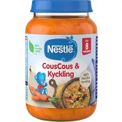 Barnmat Couscous & Kyckling 8m 190g Nestle