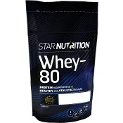 Proteinpulver Whey-80 Chocolate 1kg Star Nutrition