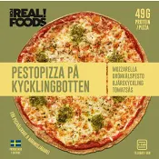 Pestopizza på kycklingbotten Fryst 270g For Real! Foods