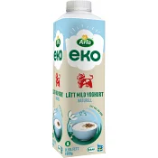 Lättyoghurt Mild Naturell Ekologisk 0,5% 1000g Arla Ko®