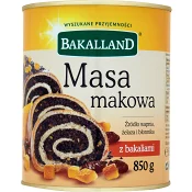 Vallmofyllning 850g Bakalland