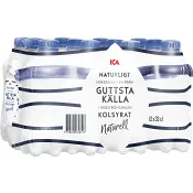 Kolsyrat vatten Naturell 12-p 33cl ICA