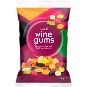 Vingummin Fruktiga smaker 1kg Treatville