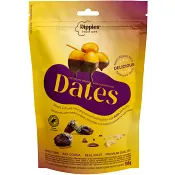 Torkade chokladdoppade dadlar med cashewnötter 100 Gram Sunshine Delights