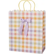 Presentpåse Bow flerfärgad 26x31 cm